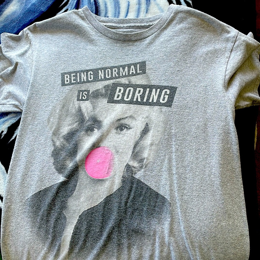 Marilyn Monroe quote being normal is boring